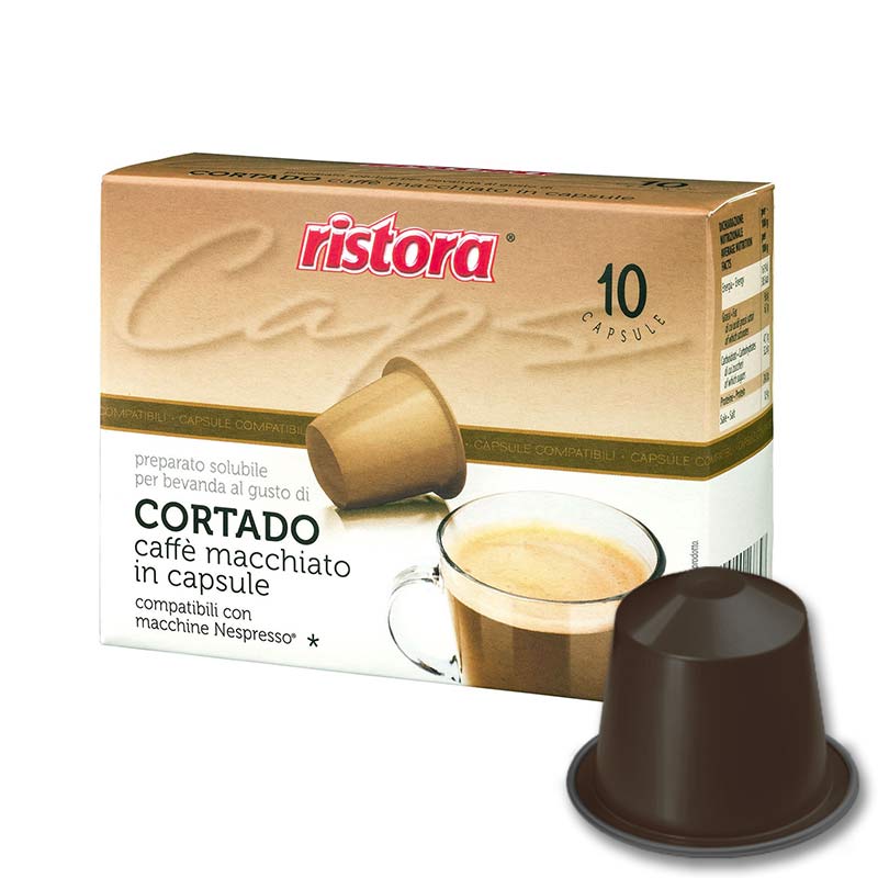 10 capsule Gattopardo Cortado compatibili Nespresso